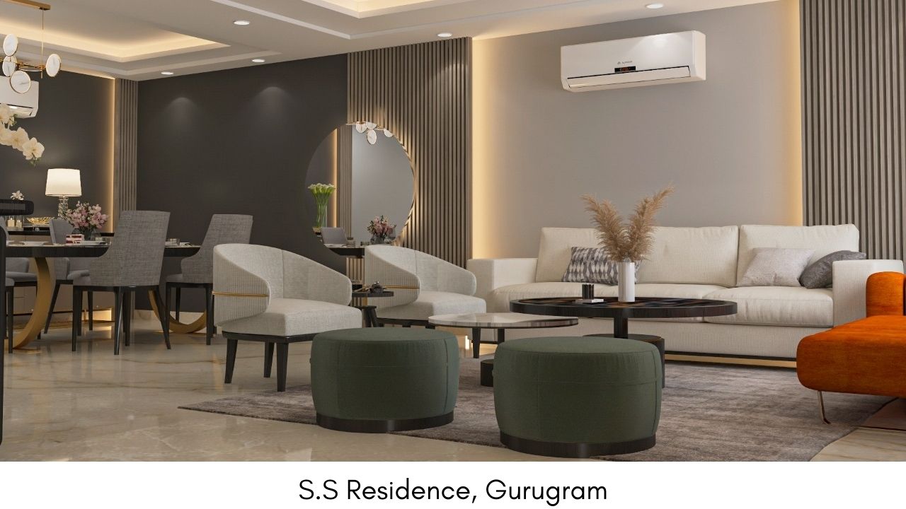 luxury interior furniture project in Gurgaon - SS Residence