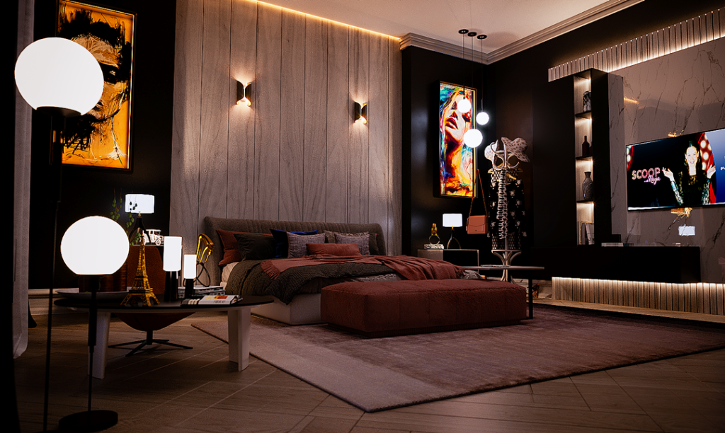 Luxury bedroom Space